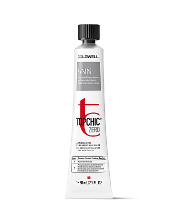 Goldwell Topchic Zero - Безаммиачная краска для волос 5NN интенсивный яркий натуральный коричневый 60 мл - hairs-russia.ru